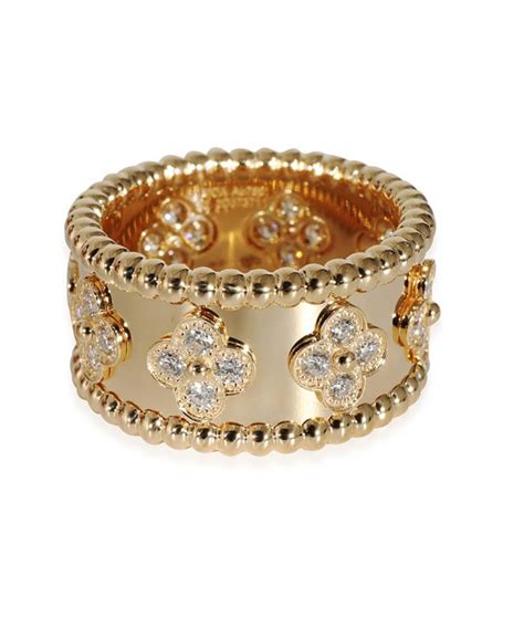 van cleef and arpels clover replica ring